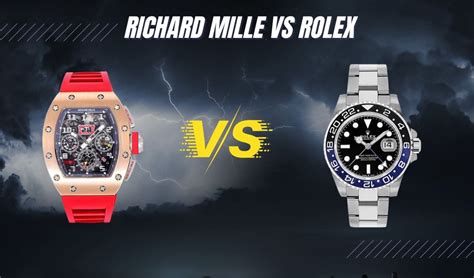 richard mille vs rolex price